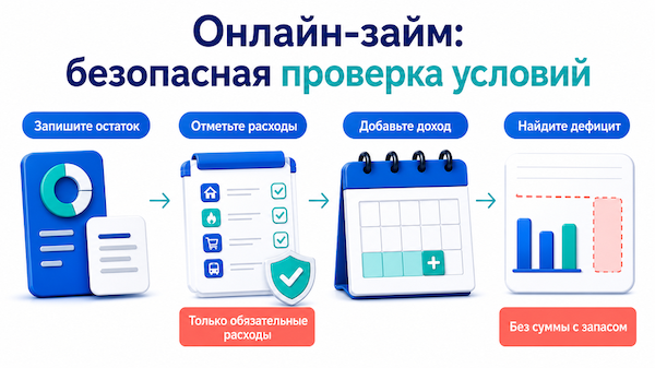Этапы безопасного оформления онлайн-займа на смартфоне