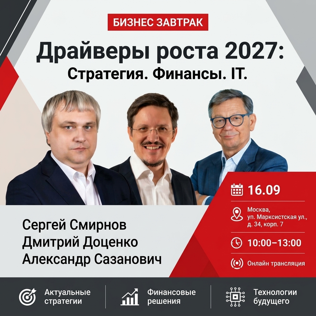 Драйверы роста 2027: Стратегия. Финансы. IT