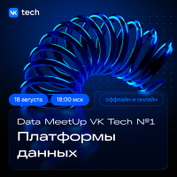 Data Meetup VK Tech #1: платформы данных