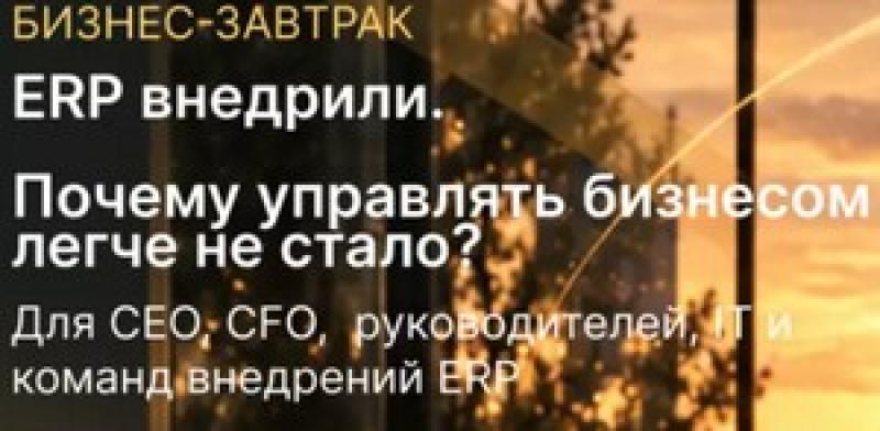ERP внедрили. Почему управлять бизнесом легче не стало?